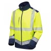 Leo Workwear Bowden Class 2 Hi-Vis Yellow Softshell Jacket Leo Workwear Bowden Class 2 Hi-Vis Yellow Softshell Jacket